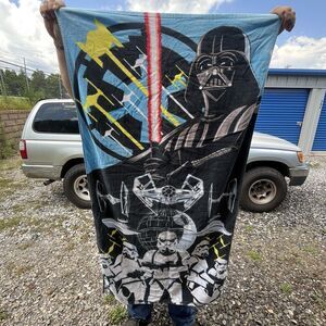 Star Wars Vintage Beach Towels 34 X60 Darth Vader Storm Trooper